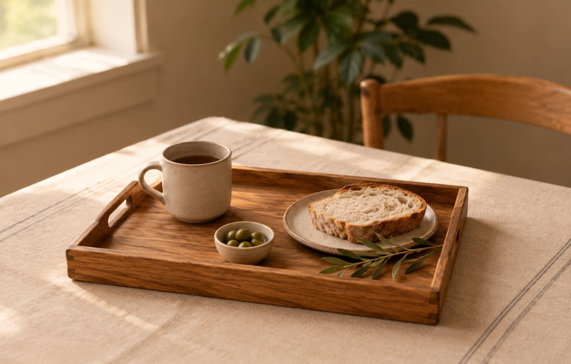 Hale teak tray